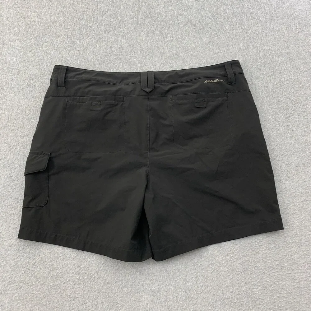 Eddie Bauer Shorts Womens Size 16 Stretch Cargo Hiking Flex Outdoor Performance - Picture 10 of 13